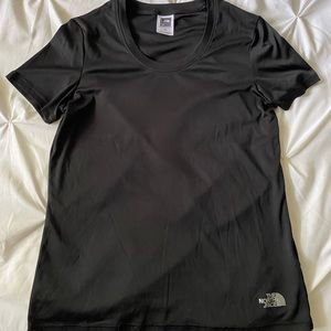 Black North Face Workout Top